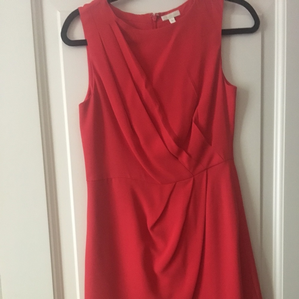 Shoshanna Red Silk Dress sz 6